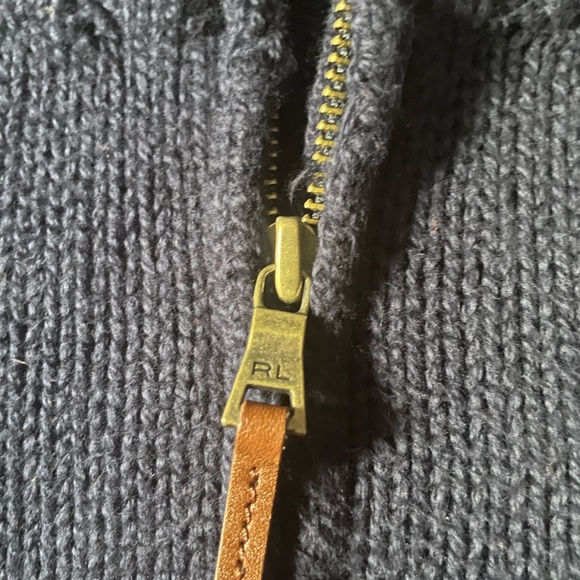 RL Polo 3/4 Zip Sweater - Picture 2 of 3